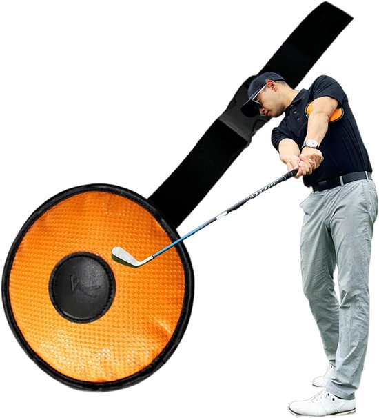 Golf Swing Trainer - Slag Oefen Tool - Golf Training - Verstelbare Riem - 113 cm Lengte - Oranje