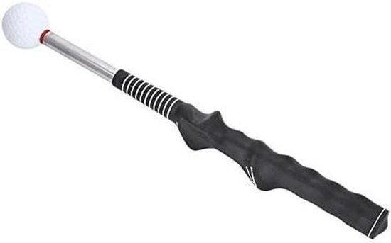 Golf Swing Trainer - Slag Oefenstaaf - Golfslag Verbeteren - Verstelbare Flex Schacht - 38-71 cm - Zwart