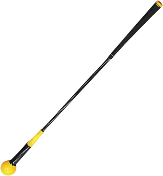 Golf Swing Trainer - Snelheidstrainer Ritme - Golfslag Verbeteren - Antislip Handgreep - 75 cm Lengte - Geel van Merkloos