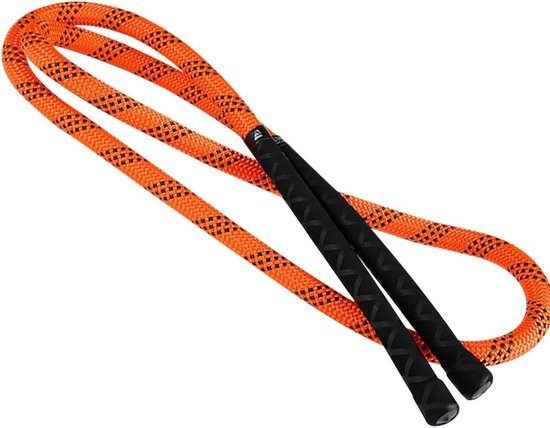 Golf Swing Trainer - Swing Touw - Golfspel Verbeteren - Ritme en Kracht Training - 148 cm Touw - Oranje Zwart