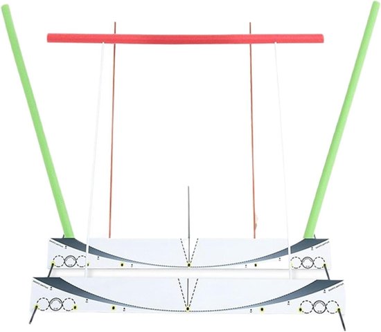 Golf Swing Trainer - Uitlijningssimulator Swingplan - Golf Training - 3D Swing Tracking - 110 cm pakket - Uniek