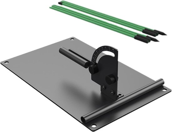 Golf Swing Trainer - Vliegvlak Trainer - Golfslag Verbeteren - Snelle Installatie - 97976 g - Basis + Stok