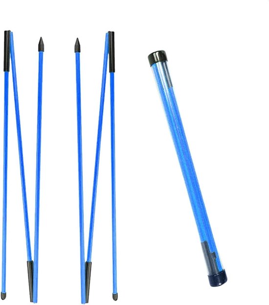 Golf Swing Trainers - Golfoefen Staven - Houding Verbeteren - Opvouwbaar Ontwerp - 45.3 cm Lengte - Blauw
