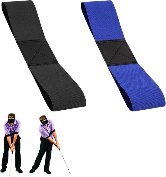 Golf Swing Training Aid - Arm Tape - Trainer Bracelet - Wrist Grip Training Aid voor Beginners - Mannen - Vrouwen - Kinderen van Merkloos