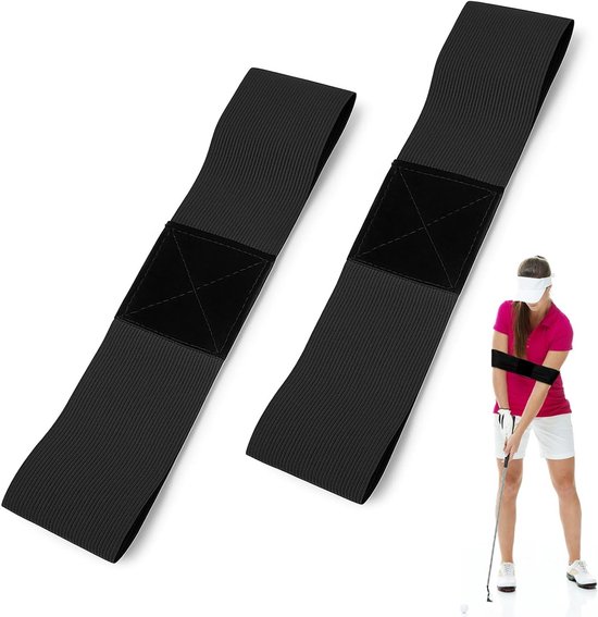 Golf Swing Training Set - 2 Arm Posture Correctie Armbanden voor Stabiliteit en Verbetering van Golftechniek voor Beginners en Gevorderden