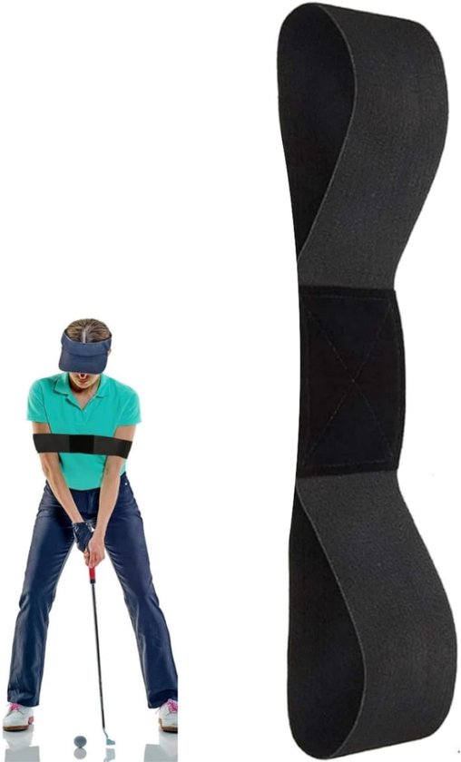 Golf Swing Trainingsarmband voor Houding en Uitlijning, Ideaal voor Beginners, Verbeter je Golftechniek met Nylon Materiaal en One Size Pasvorm