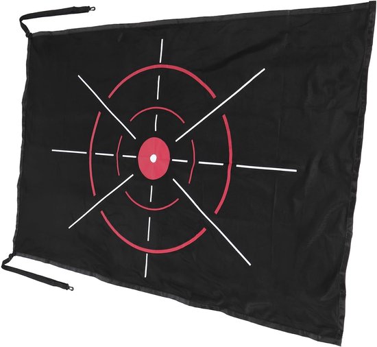 Golf Target Cloth - Oefenmat Golf - Precisie Oefenen - Verbeterde Duurzaamheid - 154x100cm - Zwart