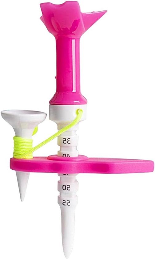 Golf Tee - Outdoor - In hoogte verstelbaar - Stabiel - Zijgolfshirts - Golfmatten - Buitentraining - Lang - 83 mm - Vermindert Wrijving