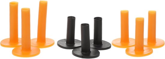 Golf Tees - Bal Houders - Golf Training - Set van 9 stuks - 5x7cm - Willekeurige Kleuren