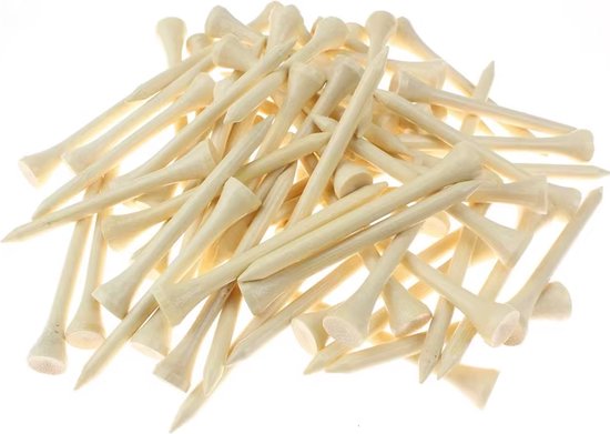 Golf Tees – Bamboe - Golf Tee – 7CM - 20 stuks van Koepala