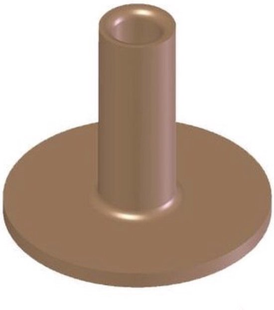 Golf tees - Driving range tees - 50 mm - rubber - 30 stuks van Merkloos