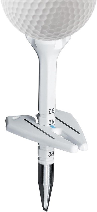 Golf Tees - Golf Accessoires - Golf Training - Instelbare Hoogte - 10.2 x 5.2 x 2.1 cm - Zilver