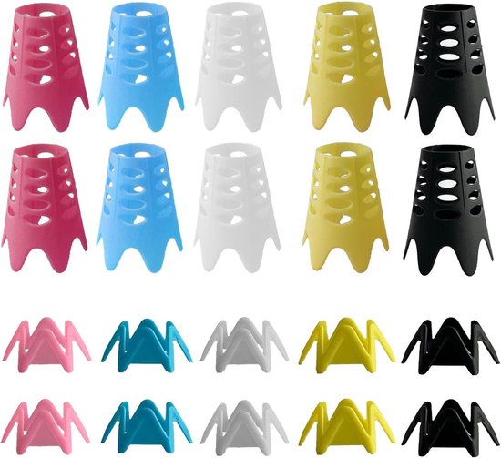 Golf Tees - Golf T-shirts Simulator Tees - Golf Oefenen - Duurzaam Kunststof Materiaal - 20 stuks - Gemengde Kleur