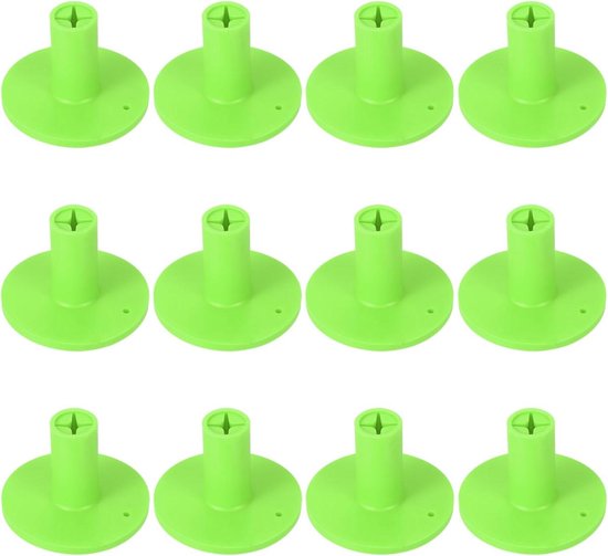 Golf Tees - Golfbal Houder - Golf Oefenen - Flexibel Rubber Materiaal - 55mm Breedte - Groen