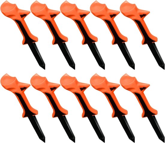 Golf Tees - Golfballhouders - Golfspel Verbeteren - Geoptimaliseerde Hoekkop - 10 stuks - Uniek