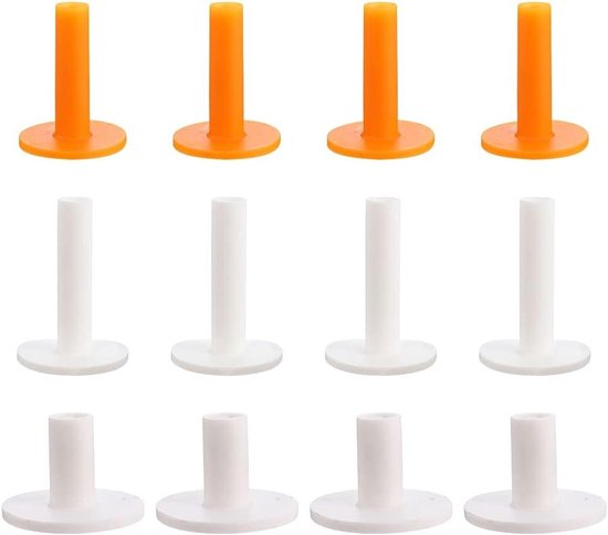 Golf Tees - Oefenmat Accessoires - Golfvaardigheden Verbeteren - Lichtgewicht en Draagbaar - 12 stuks - Willekeurige Kleur