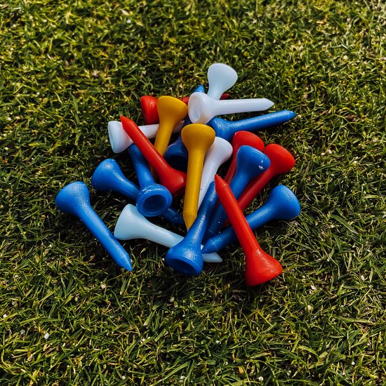Golf tees - Plastic golf tee - Mini - Golf Accessoires - 20 stuks van LifeGoods