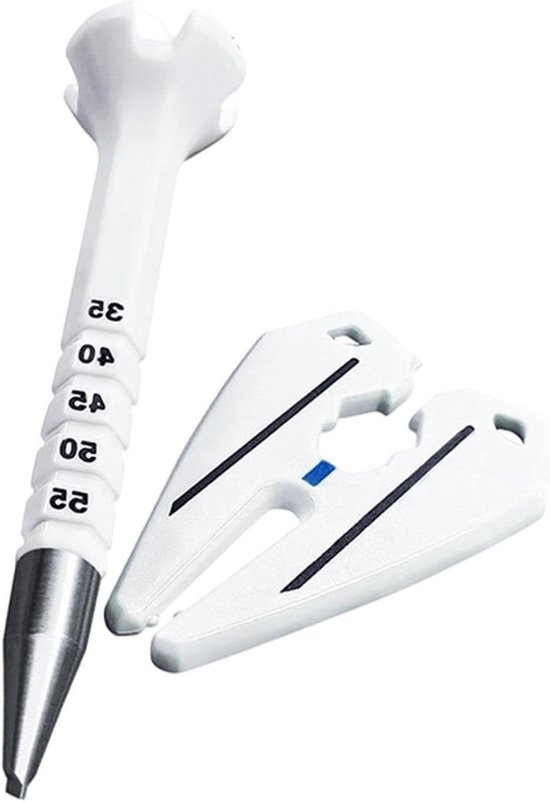 Golf Tees - Trainingshulpmiddel Golf - Golf Precisie Verbeteren - Verstelbare Hoogte - 10x5x2cm - Enkel attribuut