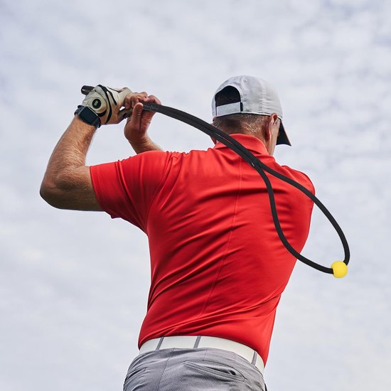Golf Touw Swing Trainer - Golf Oefentouw - Golfswing Verbeteren - Swing Corrigerende Armband - 96 cm - Zwart van GOLF