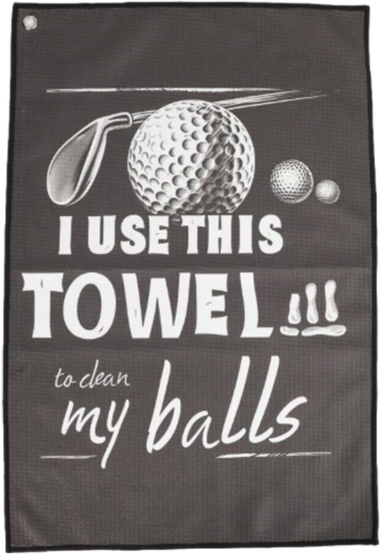 Golf Towels met Clip - Grappige Accessoires voor Golf - Perfect voor Echtgenoot, Vriend, Vader en Golfers