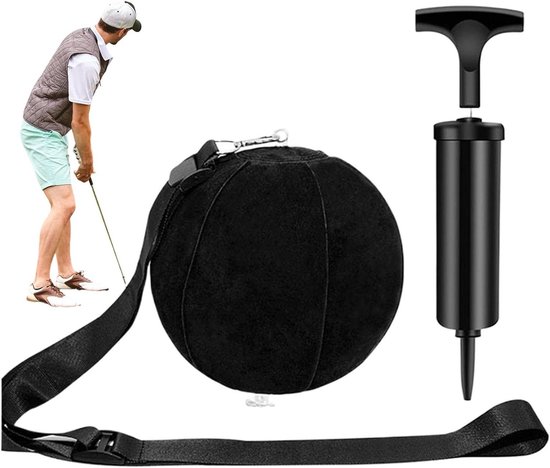 Golf Trainingsbal - Swing Trainer - Swing Techniek Verbeteren - Instelbare Luchtdruk - 147 cm Diameter - Wit