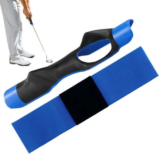 Golf Trainingsgreep - Swing Trainer - Golfslag Verbeteren - Ergonomisch Ontwerp - 15.5 cm - Blauw