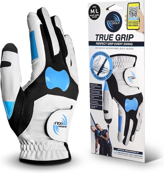 Golf Trainingshandschoen met Perfecte Grip en Lijncorrectie voor Elke Swing van Merkloos