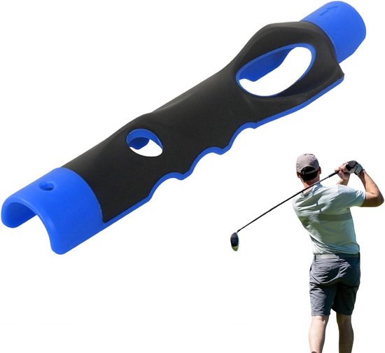 Golf Trainingshulp - Swing Oefentool - Grip Verbetering - Niet-slip Textuur - 15.6 cm Lengte - Blauw van Merkloos