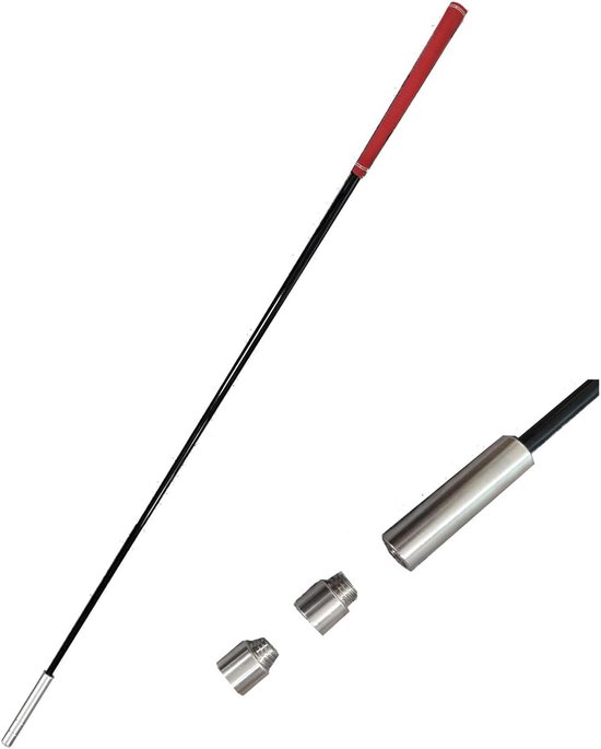 Golf Trainingshulpmiddel - Swing Trainer - Golf Warming-Up - Verstelbare Gewichten - 45 inch - Rood