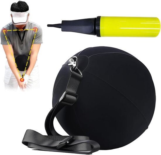 Golf Trainingshulpmiddelen - Slimme Bal voor Swingtrainer - Opblaasbare Houdingscorrectie - Verbeter je techniek - ShopVlot