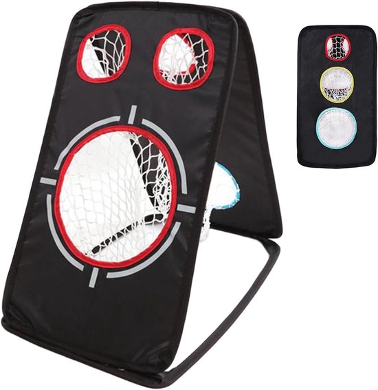Golf Trainingsnet - Pitching Oefenen - Swing Verbeteren - Automatische Balretour - 65 cm - Groen