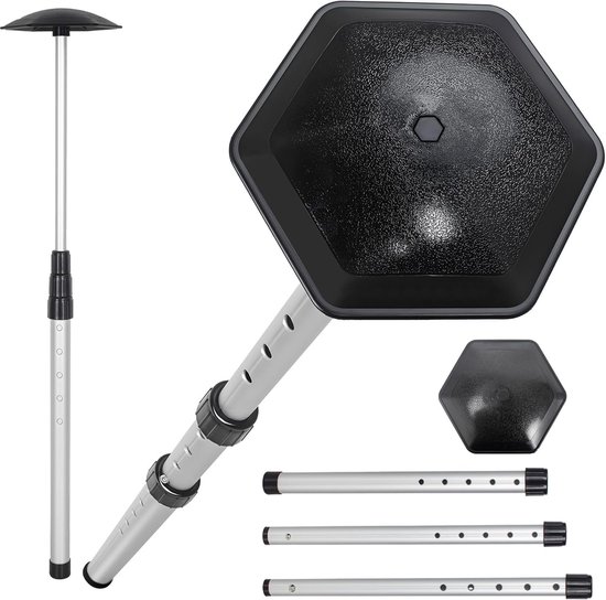 Golf travel bag support rod - aluminium - hoogte verstelbaar - bescherming voor golfclubs - ShopVlot