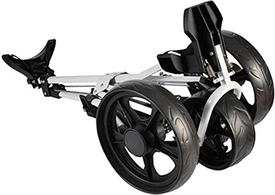 Golf Trolley - Golfkar 3 wiel - Golf Sport - Eenvoudig opvouwbaar - Lichtgewicht - Zwart