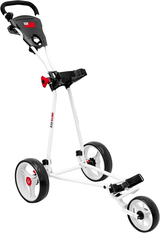 Golf Trolley - Golfkar - Golfen - Eenvoudig push-design - 25 zakken - Wit