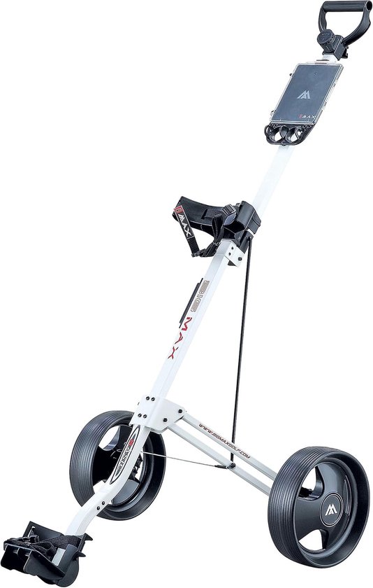 Golf Trolley - Golftas Drager - Golfen Ondersteunen - Lichtgewicht Opvouwbaar - One Size - Wit
