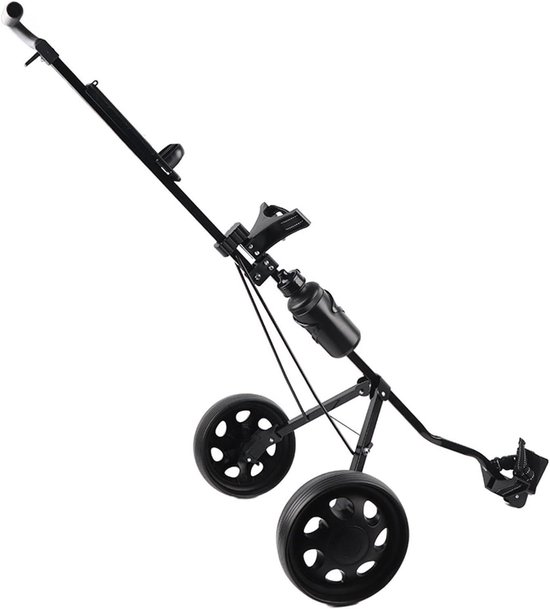 Golf Trolley - Golftrolley Duwkar - Golfen op de baan - Opvouwbaar en stabiel