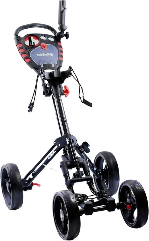 Golf Trolley - Golftrolley Golfkar - Golfen - Licht en Robuust - 625 x 344 x 324 cm - Zwart
