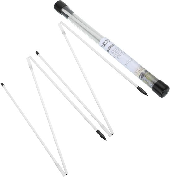 Golf Uitlijn Stokken - Golf Oefen Hulp - Verbeter Swing Nauwkeurigheid - Inklapbaar Ontwerp - 122 cm Lengte - Wit