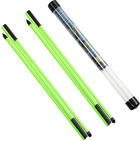 Golf Uitlijning Sticks - 2 Pack Inklapbare Oefenstokken voor Aiming en Putting van GOLF