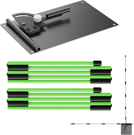 Golf Uitlijningsstokken - Swing Trainer Set - Swing Training - Opvouwbaar en Verstelbaar - 25 x 16 x 3.3 cm