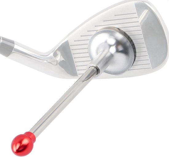 Golf Uitlijnstokken - Chipping Assist Correctie Stick - Golfswing Corrigeren - Magnetische Bodem - 376 cm - Rood