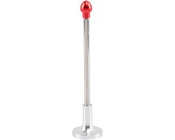 Golf Uitlijnstokken - Swinghulp Richtstok - Golfspel Verbeteren - Magnetische Bodem - Verstelbaar 16.5-37.6cm - Rood van GOLF