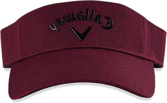 Golf Vizier - Pet Cap - Bescherming tegen zon - UV 30+ bescherming - Verstelbaar - Rood/Zwart