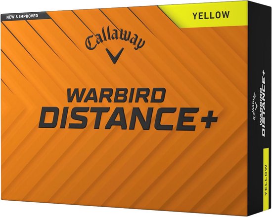 Golf Warbird Afstand + Golfbal 2025 - Geel van Merkloos