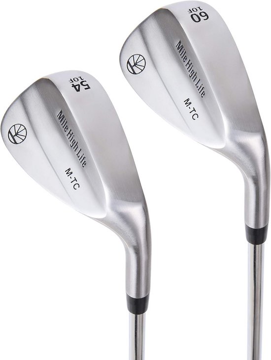 Golf Wedge Set - Sand Wedge Lob - Instapniveau Golf - Set van 54/60 graden - Standard - IJzer van Merkloos