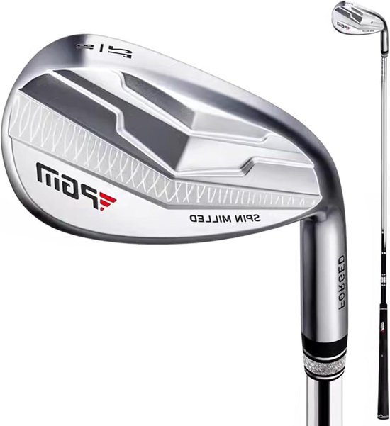 Golf Wedge - Zandwig Lobwig - Spel Verbeteren - 72 Graden Loft - Linkshandig - Zilver