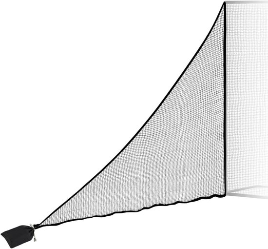 Golf Zijnet - Beschermend Net - Golf Oefenen - Versterkte Mesh - 2.13 x 2.13m - Zwart