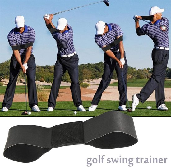 Golfarmcorrector - Swing Correctie & Armsynchronisatie - Verbeterde Zwaaigroep en Spiergeheugenopbouw - 1 Stuks - Zwart van GOLFITY