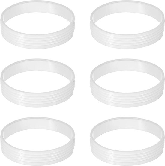 Golfbaan Hole Cup Borgring - Golf Putting Oefenbeker - Golf Putting Oefenen - Veilige Bescherming Gaten - 11.00X11.00X2.00CM - Wit