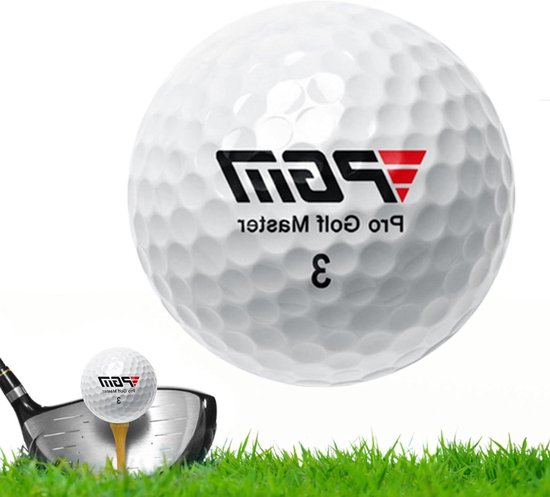 Golfbal drielaags - Afstandsbal Oefenbal - Golfspel Verbeteren - Hoge elasticiteit kern - 427 mm - Wit
